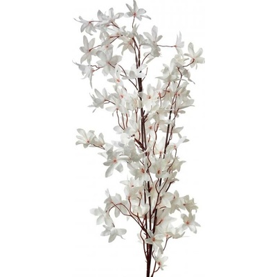 Velká umělá květina bílá magnolie hvězda – 112 cm