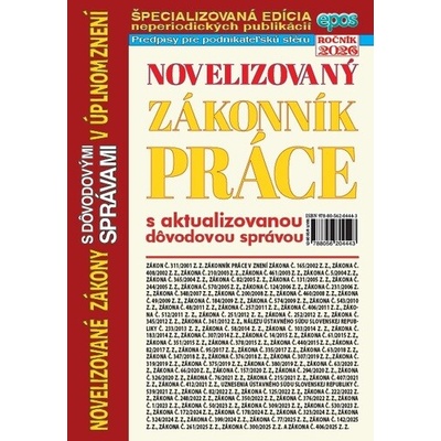 Novelizovaný Zákonník práce - Epos