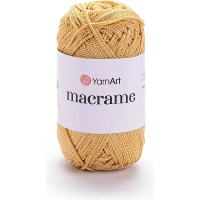 Yarn Art příze Macrame_M155 zlatě béžová