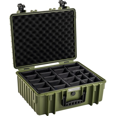 BW Outdoor Cases Type 6000 Bronze green divider system
