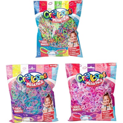 Teddies Urob si svoj náramok gumičky 5000 ks náčinie