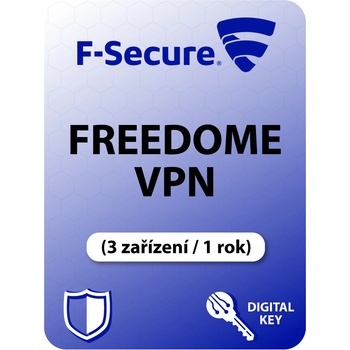 F-Secure Freedome VPN 3 lic. 1 rok (FCFDBR1N003E1)