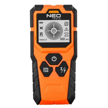 NEO TOOLS Цифров детектор за кабел/метал/дърво, Neo Tools, оранжево/черно (75-250) (75-250)