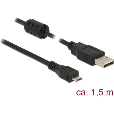 Delock 84902 USB 2.0 Typ-A (M) - USB 2.0 Micro-B (M), 1,5m, černý