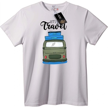 NOONEBRAND Тениска Да Пътуваме с Ван - 2XL, Black