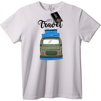 NOONEBRAND Тениска Да Пътуваме с Ван - 2XL, Black