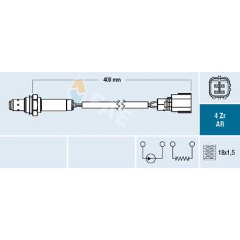 Lambda sonda FAE 75619