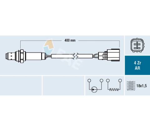 Lambda sonda FAE 75619