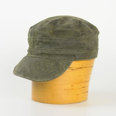 kožená army oliva