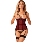 Obsessive Denissa Corset and Thong XS/S