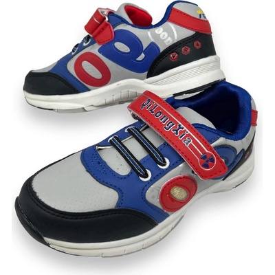 Shoes chlapčenské tenisky na suchý zips 04 modrá