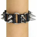 Leather & steel fashion гривна crazy spikes - lsf1 119