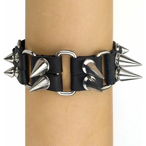 Leather & steel fashion гривна crazy spikes - lsf1 119