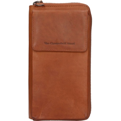 The Chesterfield Brand Lauri Dámská kožená crossbody kabelka s peněženkou koňak