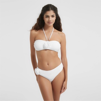 Image 1 of Be You Бикини Be You Women's BY Corsage Swimwear Bikini Brief - White