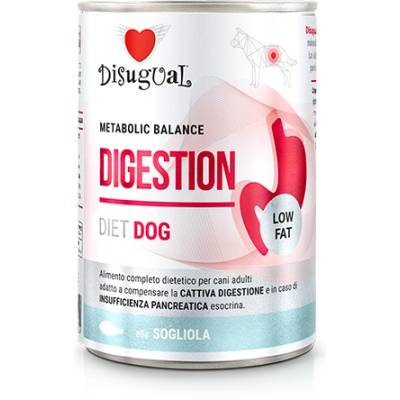 Disugual Karma - мокра храна за кучета, ветеринарна серия DIGETION Sola (за възрастни кучета) 400г