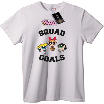 NOONEBRAND Тениска Powerpuff Girls Отборни Цели - XS, White