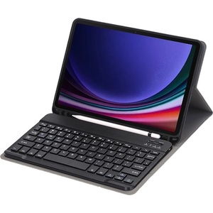 Gigapack Samsung Tab S9 FE LTE GIGAPACK Tok стоящ, кожен ефект FLIP, държач за моливи, ЧЕРЕН GP-147090 (GP-147090)