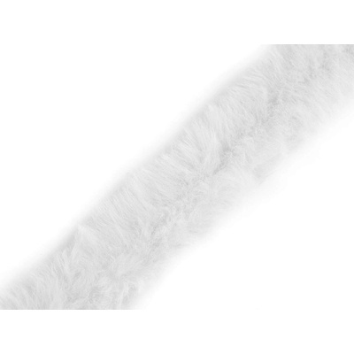Prima-obchod Všívací oděvní / dekorační kožešina kulatá šíře 1,5 cm, barva 1 Off White – Sleviste.cz