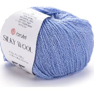 YARNART Silky Wool 343 Плетива прежда (Silky Wool 343)