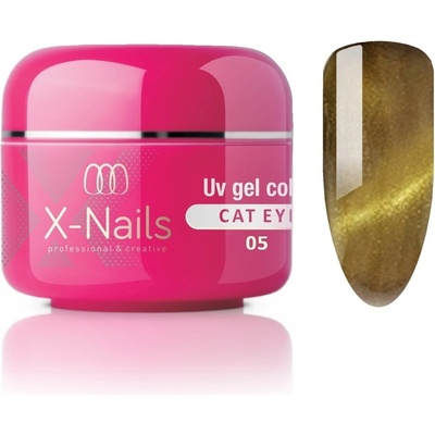 X Nails Barevný UV gel Cat Eye Line Cat Eye Jaguar 5 ml