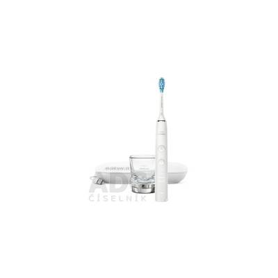 Philips Sonicare DiamondClean 9000 White elektrická sonická zubná kefka (HX9911/27) s nabíjacím puzdrom a pohárom, biela, 1x1 set