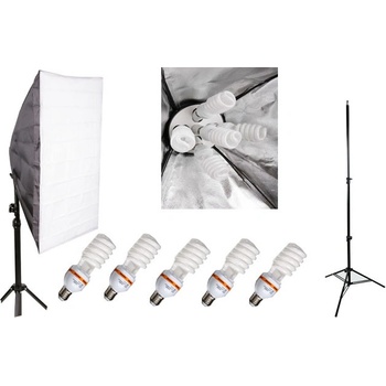 Elementrix softbox set lampa 5x35W, stativ