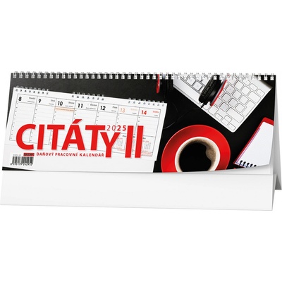 Stolní Baloušek Pracovní CITÁTY II 2026