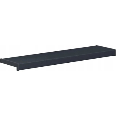VidaXL Parapet okenní antracitový s kresbou dřeva 60 x 20 x 4,5 cm