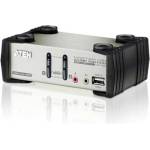 ATEN KVMP превключвател ATEN - CS1732B, 2 порта, PS/2-USB, VGA, Audio (ATEN-CS1732B-A7-G)