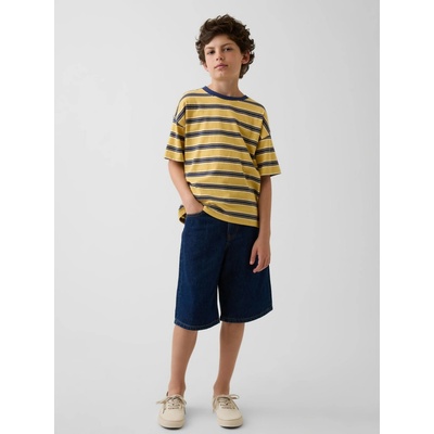 Gap detské džínsové šortky baggy Tmavomodrá
