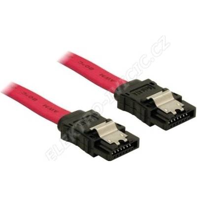DeLock 84301 Kabel HDD SATA 70 cm přímý, červený