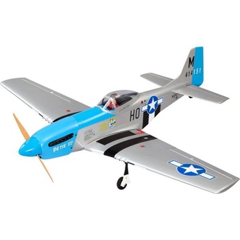 Super Flying Model P-51D Mustang 20cc 1.7m ARF синьо