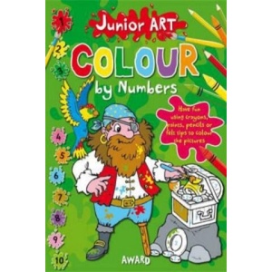 Junior Art Colour By Numbers: Lion | Anna Award (ISBN: 9781841358574)
