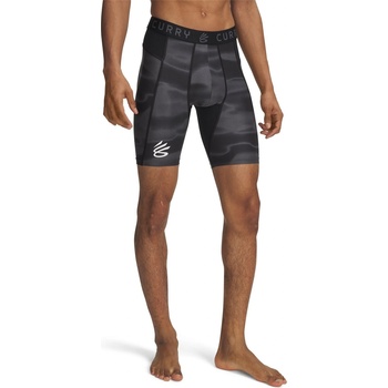 Image 1 of Under Armour Къси панталони Under Armour Curry HeatGear Printed Shorts Adults - Black/Grey