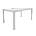 Horecano МАСА PVC РАТАН 150x90x75см(B 1016-L-W)БЯЛА (0195298)