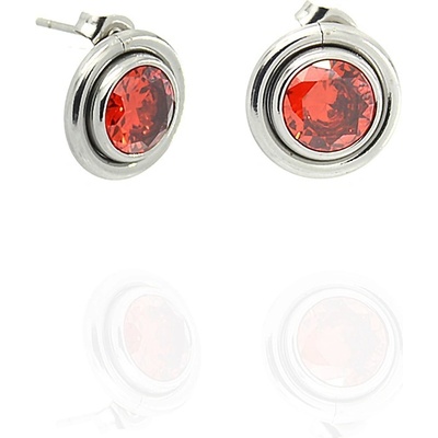 Foxette z chirurgické oceli se zirkony čirá JF_0353