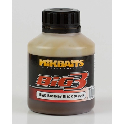 Mikbaits Booster BiG BigB Broskyňa Black pepper 250 ml