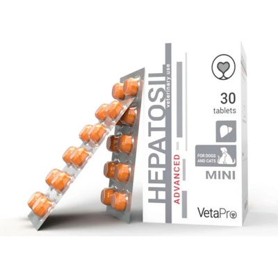 VetaPro Hepatosil Advanced Mini Dog & Cat 30 tbl
