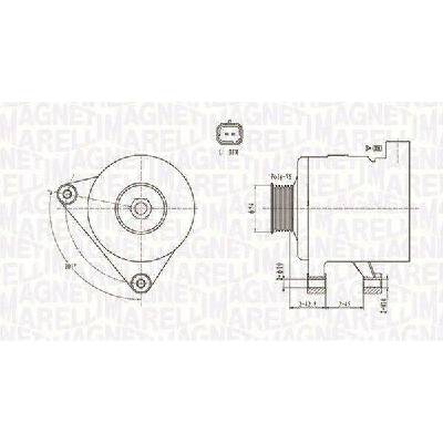 Generátor MAGNETI MARELLI 063731498010