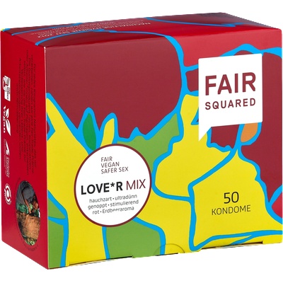 Fair Squared Single: Love*r Mix condoms 50 pcs