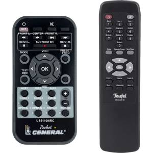 GENERAL TEUFEL US 6110/6 RC, Columa 300 R - дистанционно управление дубликат (US 6110/6 RC, Columa 300 R) Дистанционно