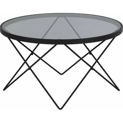 Actona Cuxton 80 cm čierna / sklo