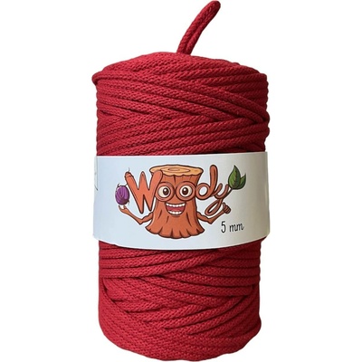 Woody Crafts Woody 5 mm – Červená (50m)
