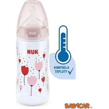 Nuk FC plus láhev s kontrolou teploty 1ks červená 300ml