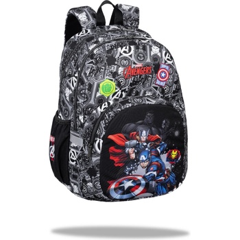 COOLPACK Ученическа раница Coolpack - Rider - Avengers, две основни отделения, подсилено дъно, сива (F109778)