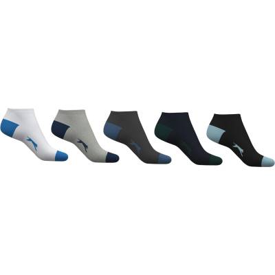 Slazenger Мъжки чорапи Slazenger 5 Pack Trainer Socks Mens - Colours