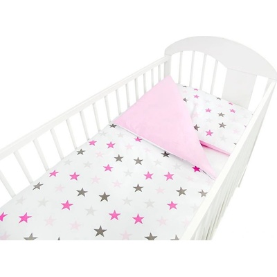 Ankras obliečky Hviezdičky ružové 120 x 90 cm