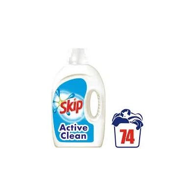 SKIP течен перилен препарат, 3.825 литра, 85 пранета, Activ Clean