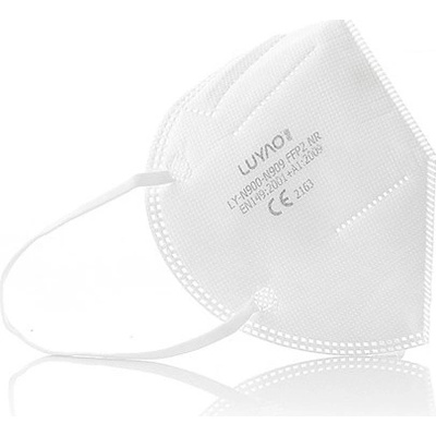 LUYAO respirátor FFP2, biely 6 ks